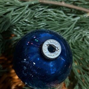 Blue Shiny Brite Ornament